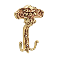 Liberty Coat Hook - Gold Plated Finish